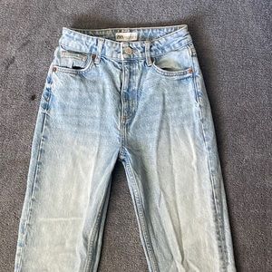 Zara light wash jeans